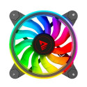 Savio FAN-01 4-pack 120mm ARGB fan including controller and remote control Computer case Black