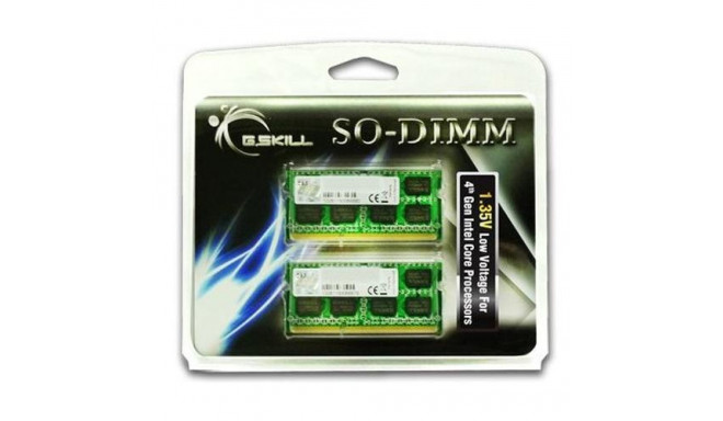 G.Skill 8GB DDR3-1600 memory module 2 x 4 GB 1600 MHz