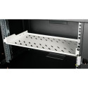 Equip Fixed Shelf 19', 1U, 400MM, Grey
