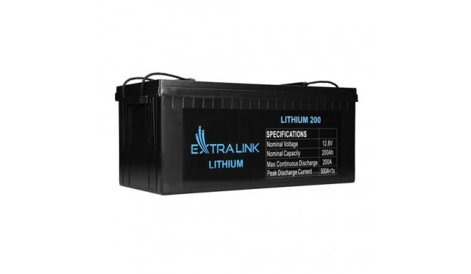 Extralink Accumulator LiFePO4 200AH 12.8V, BMS