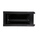Extralink Rackmount cabinet 4U 600x600 Black wall mounted