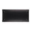 Extralink Rackmount cabinet 4U 600x600 Black wall mounted