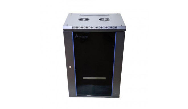 Extralink Rackmount cabinet 18U 600x600 Black wall mounted
