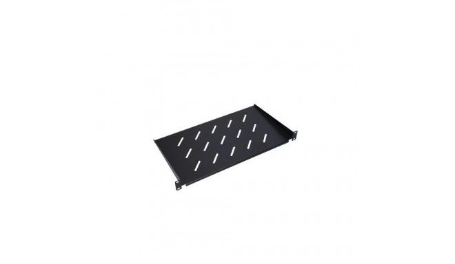 Extralink Shelf 1U 350mm Black 19&quot;, for wall cabinets