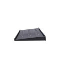 Extralink Shelf 1U 350mm Black 19&quot;, for wall cabinets