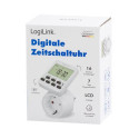LogiLink ET0014 electrical timer White Daily/Weekly timer