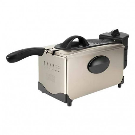 Black & Decker BXDF2100E Single 3 L Stand-alone 2100 W Deep fryer Black, Stainless steel