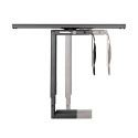 LogiLink EO0031 CPU holder Desk-mounted CPU holder Black