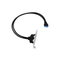 Conceptronic EMRICK11B 19 Pin Female to Dual USB-A Female USB 3.0 Adapter Conceptronic EMRICK11B 19 Pin Female to Dual USB-A Female USB 3.0 Adapter
