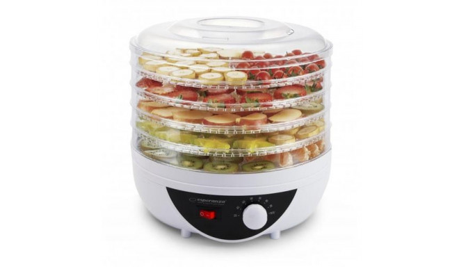 Esperanza EKD002 food dehydrator Black, Transparent, White 250 W