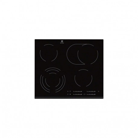 Electrolux EHF6547FXK hob Black Built-in 4 zone(s)