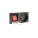 Gembird EG-PDU-014-F power distribution unit (PDU) 8 AC outlet(s) 1U Black