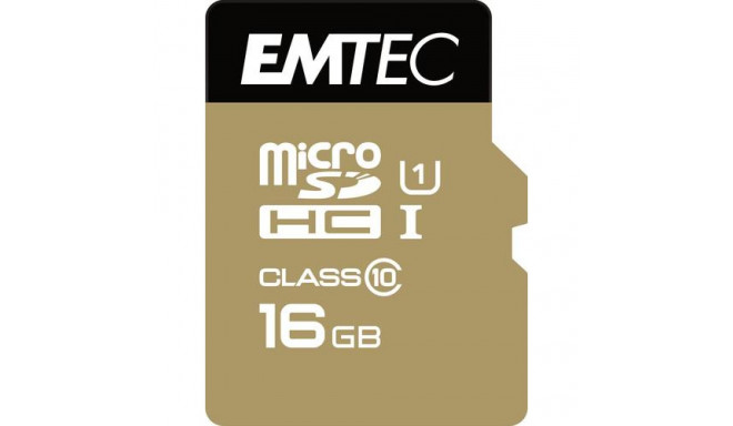 Emtec microSD Class10 Gold+ 16GB