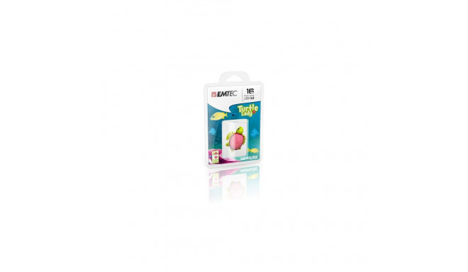Emtec Turtle Lady USB flash drive 16 GB USB Type-A 2.0 Green, Pink