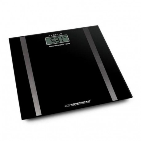 Esperanza EBS018K personal scale Rectangle Black Electronic personal scale