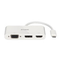 D-Link DUB-V310 laptop dock/port replicator Wired USB 3.2 Gen 1 (3.1 Gen 1) Type-C White