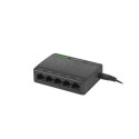 Lanberg DSP1-0105 network switch Unmanaged Fast Ethernet (10/100) Black