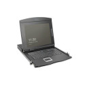 Digitus 19&quot; HD LCD KVM console, 8-port VGA, German keyboard