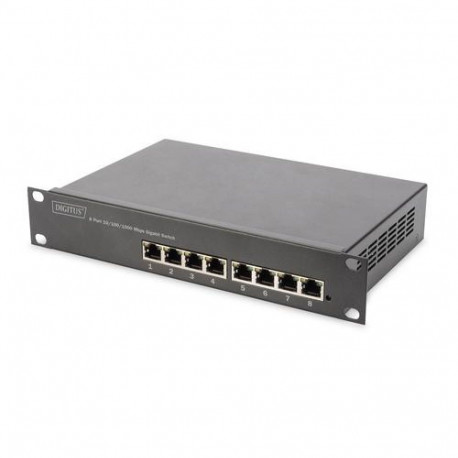 Digitus 10" Gigabit 8-Port L2 Managed PoE+ Switch