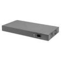 Digitus 24 Port Fast Ethernet PoE Switch, 19 Inch, Unmanaged, 2 Uplinks