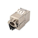 Digitus Cat. 6A keystone module, shielded with intelligent cable manager, set (24 pieces)