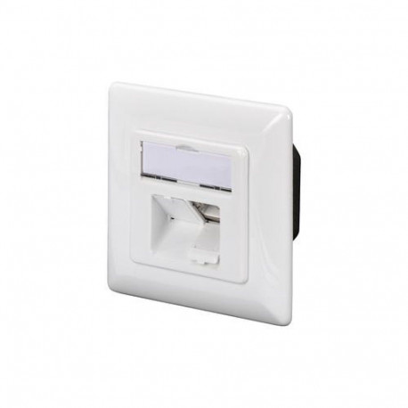 Digitus CAT 6A, class EA, data socket, design-compatible, surface-mounted