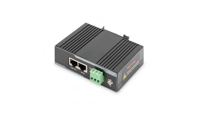 Digitus Industrial Gigabit Ethernet PoE+ Injector, 802.3 af/at, 60 W