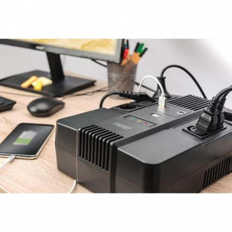 Digitus All-in-one UPS, 600VA/360W, LED