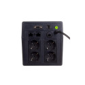 Digitus DN-170065 uninterruptible power supply (UPS) Line-Interactive 0.8 kVA 480 W 4 AC outlet(s)