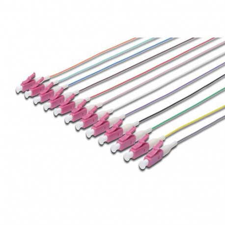 Digitus colored pigtails, LC OM4 50/125 μ, Simplex
