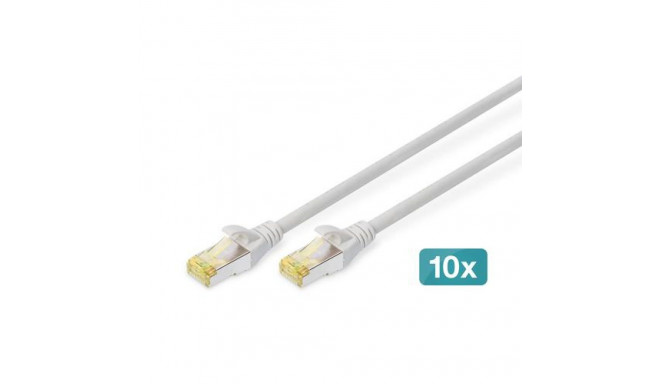 Digitus CAT 6A S/FTP patch cord, 10 pieces