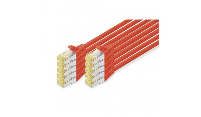 Digitus CAT 6A S/FTP patch cord, 10 pieces