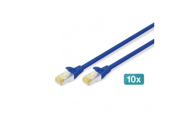 Digitus CAT 6A S/FTP patch cable, 10 pieces