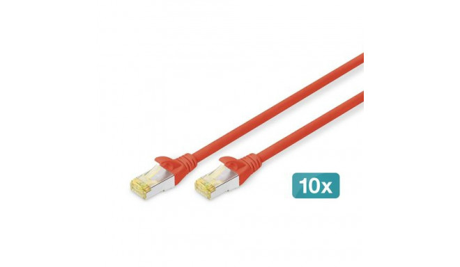 Digitus CAT 6A S/FTP patch cord, 10 pieces
