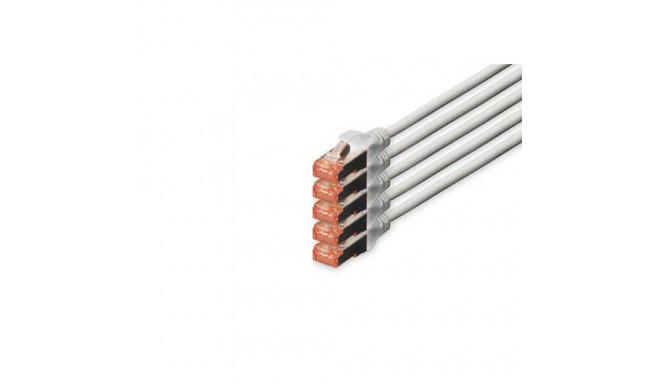 Digitus CAT 6 S/FTP patch cable, 5 pieces