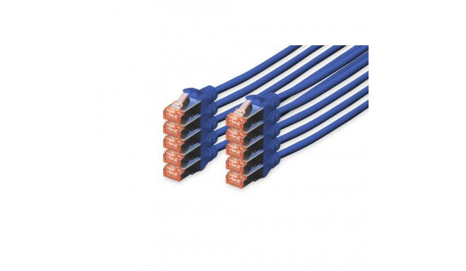 Digitus CAT 6 S/FTP patch cable, 10 pieces