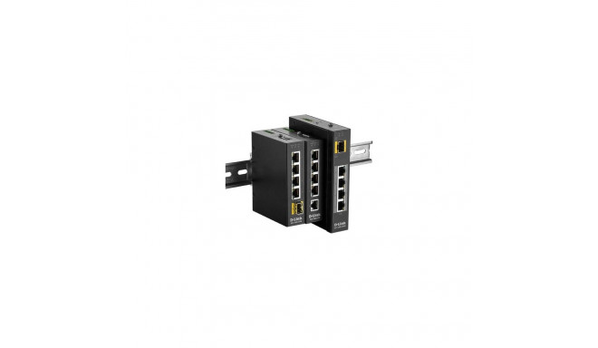 D-Link DIS‑100G‑5W Unmanaged L2 Gigabit Ethernet (10/100/1000) Black