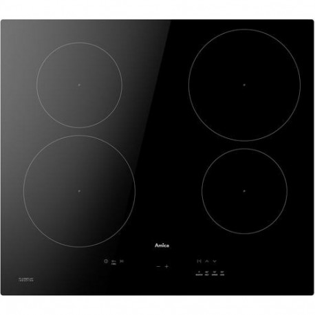 Amica DI 6410 PPB hob Black Built-in 59.2 cm Zone induction hob 4 zone(s)