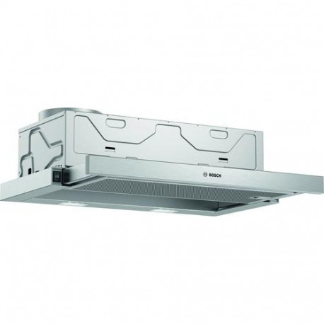 Bosch Serie 2 DFM064W54 cooker hood Semi built-in (pull out) Metallic, Silver B 388 m³/h