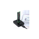 Gembird DD-U3M2 storage drive docking station USB 3.2 Gen 1 (3.1 Gen 1) Type-C Black