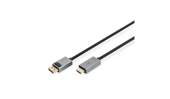 Digitus 4K DisplayPort Adapter Cable, DP - HDMI Type A