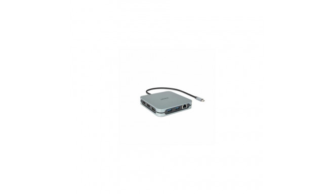 DICOTA D32057 interface hub USB Type-C 10000 Mbit/s Silver