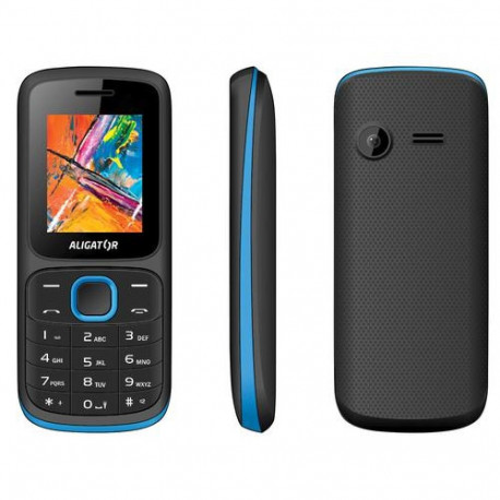 Aligator D210 4.57 cm (1.8") 66 g Black, Blue Senior phone