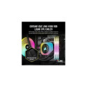 Corsair H100I Processor Liquid cooling kit 12 cm Black