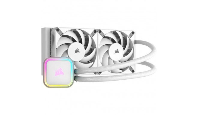 Corsair H100I Elite Processor All-in-one liquid cooler 12 cm White 1 pc(s)