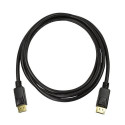 LogiLink CV0119 DisplayPort cable 1 m Black