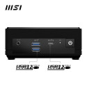 MSI Cubi N ADL-006DE Intel® N N200 4 GB DDR4-SDRAM 128 GB SSD Windows 11 Pro Mini PC Black