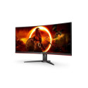 AOC G2 CU34G2XE/BK LED display 86.4 cm (34&quot;) 3440 x 1440 pixels Wide Quad HD LCD Black, Red
