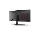AOC G2 CU34G2XE/BK LED display 86.4 cm (34&quot;) 3440 x 1440 pixels Wide Quad HD LCD Black, Red