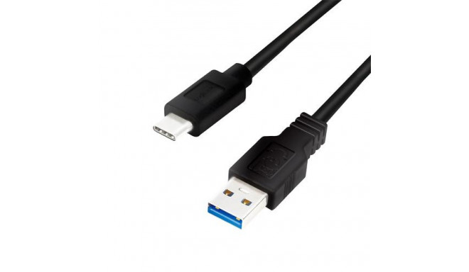 LogiLink CU0168 USB cable USB 3.2 Gen 1 (3.1 Gen 1) 1 m USB A USB C Black